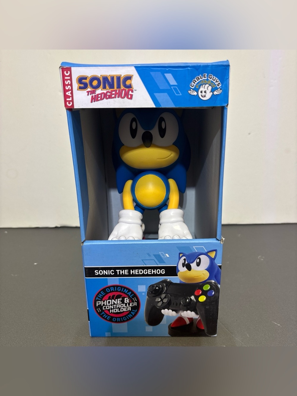Sonic the Hedgehog Cable Guy phone & Device Holder NEW